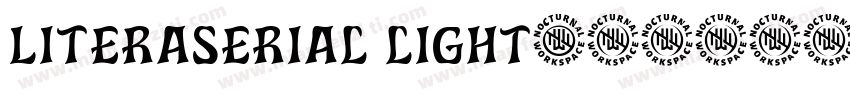 Literaserial light字体转换